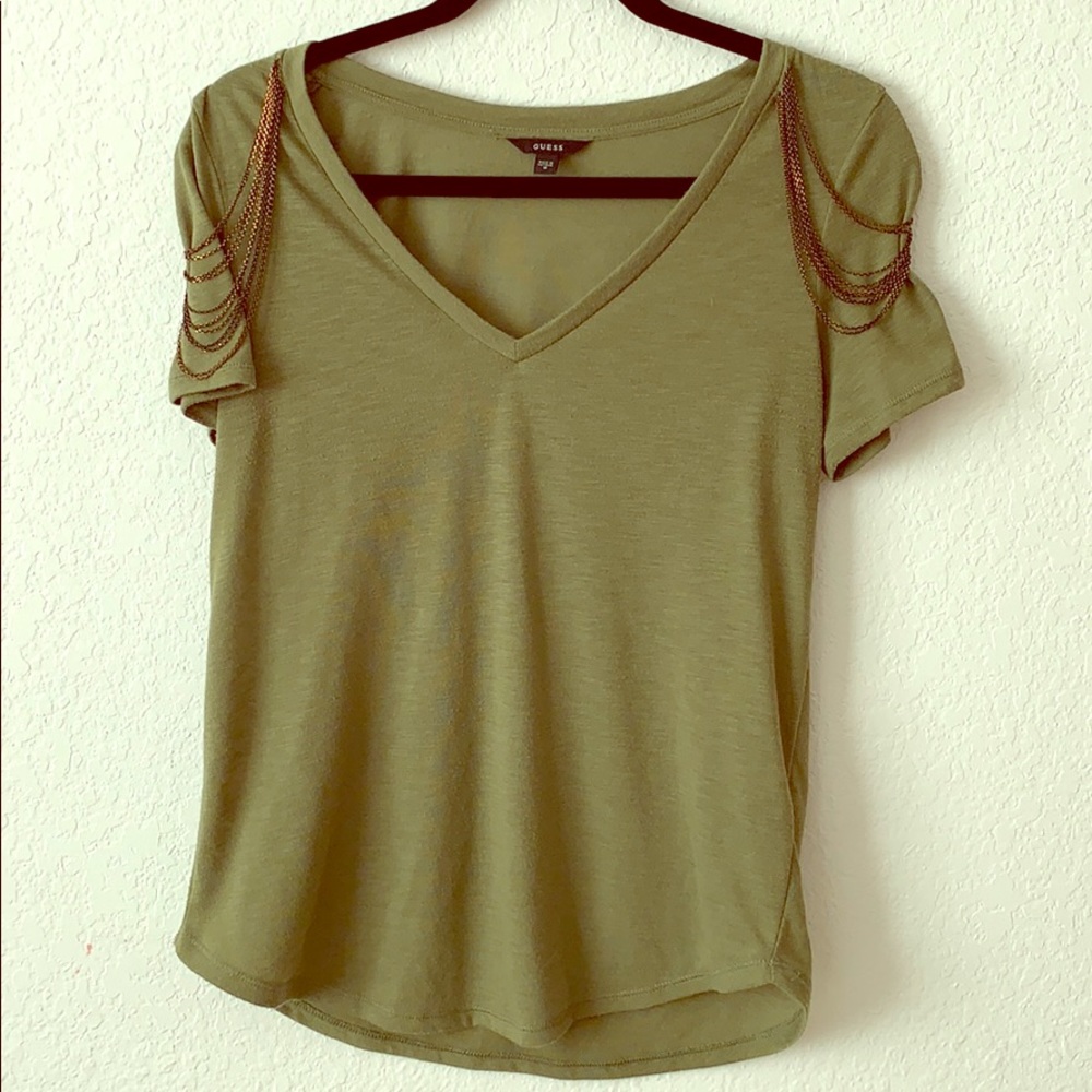 Navy green Guess shirt - M